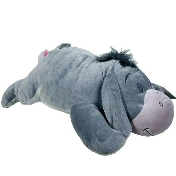 Disney Store Winnie The Pooh Eeyore Cuddleez 24" Jumbo Plush Gray - Picture 13 of 13